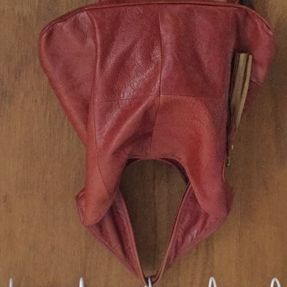 Jill Stuart large Red Leather Handbag